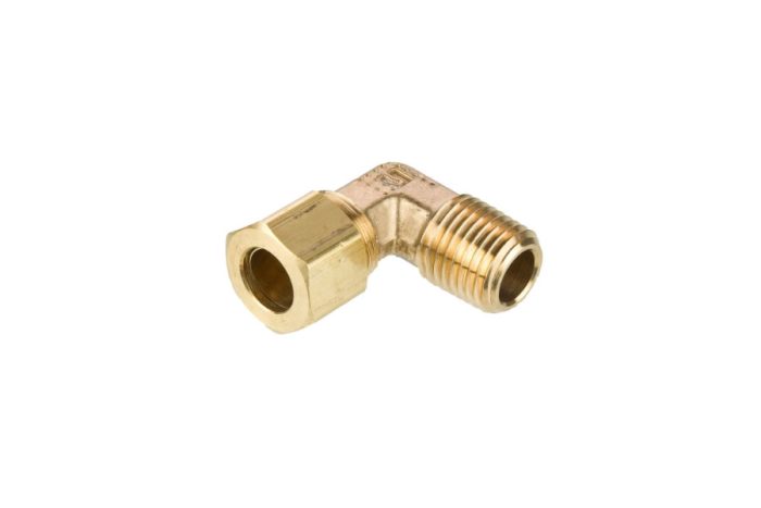 Parker Brass, MNPT Compression, 90 ELB, 1/8" X 1/4"