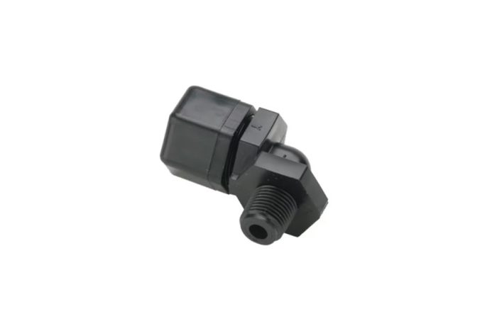 Fast & Tite, Tube MNPT, Polypro, 90 ELB, 1/4"